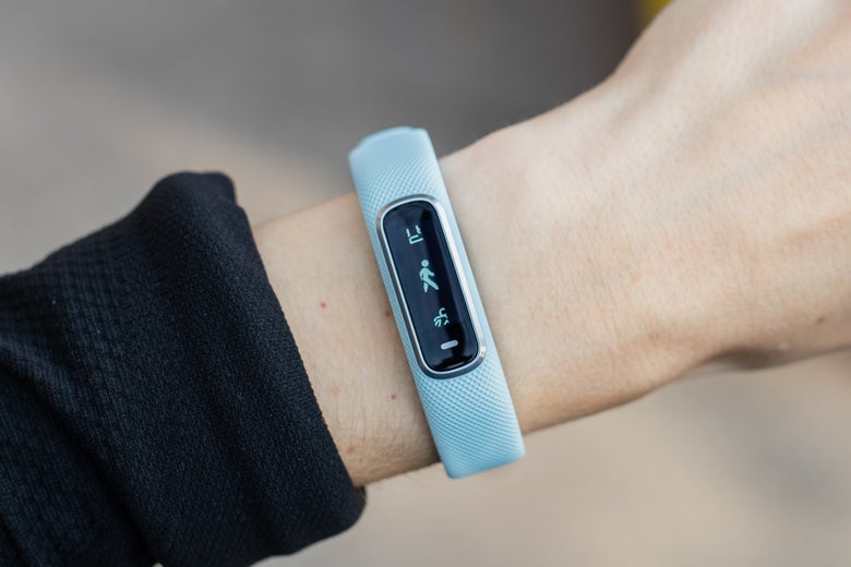 Garmin Vívosmart 4 on a wrist